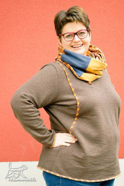 Big Size Sweatshirt Schnittmuster Big lady Ruby mialuna