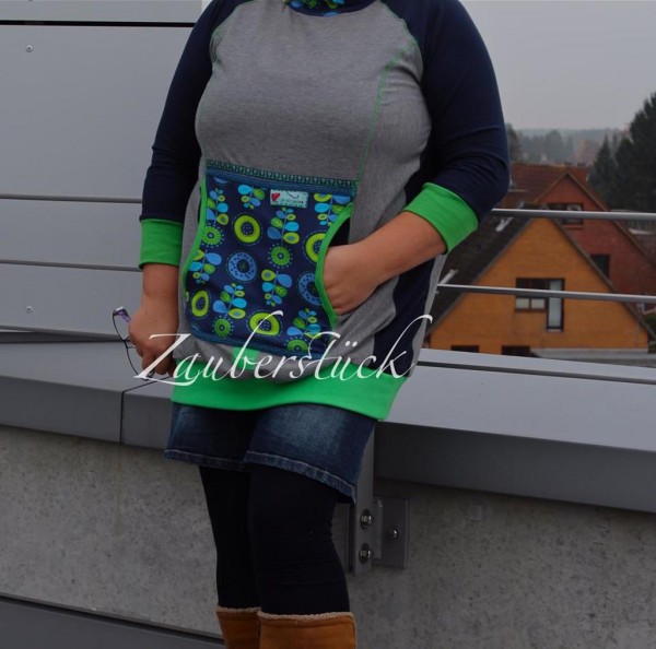 Big Lady Comet, Plus-Size-Hoodie, Schnittmuster