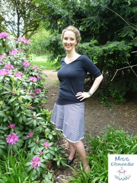 Lady Kenya, Damen-Jerseyrock, Schnittmuster