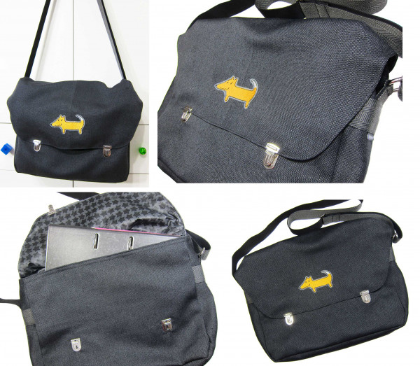 Schnittmuster-Ebook Umhängetasche "Kuriertasche" Taschenspieler 3