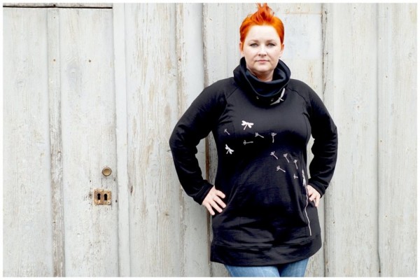 Big Lady Comet, Plus-Size-Hoodie, Schnittmuster