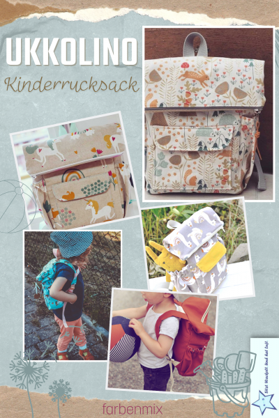 UKKOLINO, Kinderrucksack, Nähanleitung