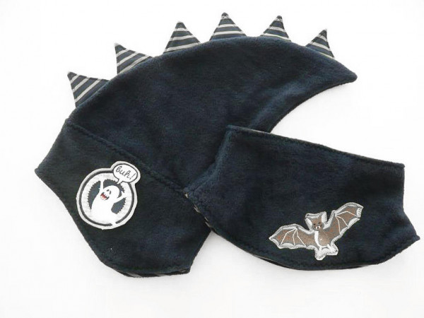Drachenmütze für Kinder aus Fleece nähen