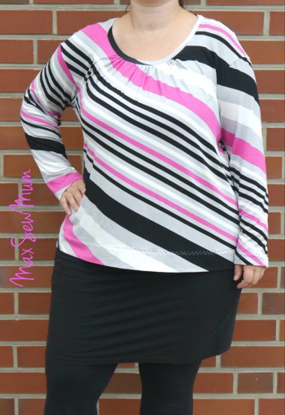 Big Lady Leana, Plus-Size-Damenshirt, Schnittmuster