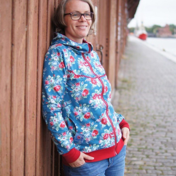 Lady Bella, Sweatjacke, Schnittmuster
