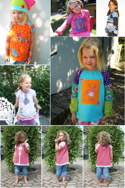 GITTA, Blusenshirt, Schnittmuster