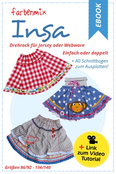 Kinder Rock Schnittmuster farbenmix