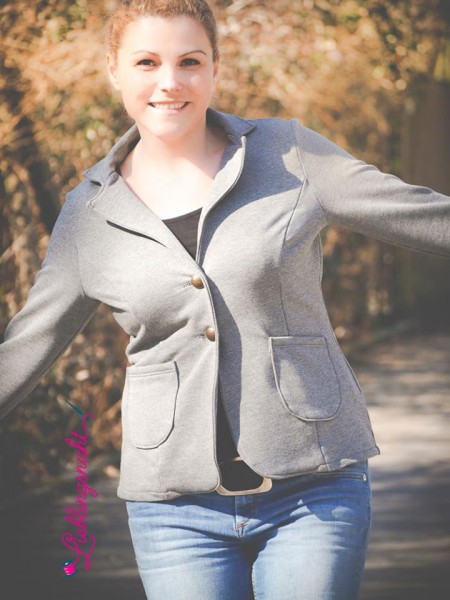 Lady Grace, Sweatblazer, Schnittmuster
