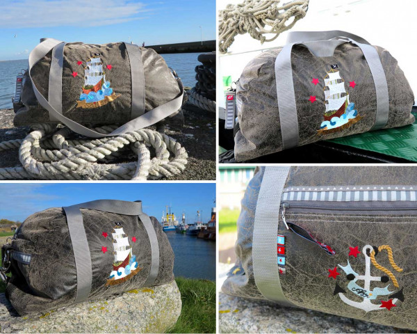 Digital-Schnittmuster Kleine Reisetasche mit Nähanleitung für Anfänger