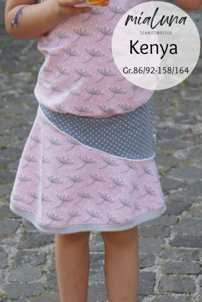 Kenya, Jerseyrock, Schnittmuster