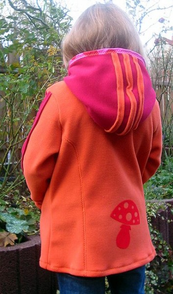 kleinPELLWORM, Fleecejacke, Schnittmuster