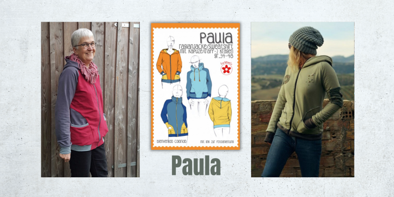 Schnittmuster Paula, RaglanJacke