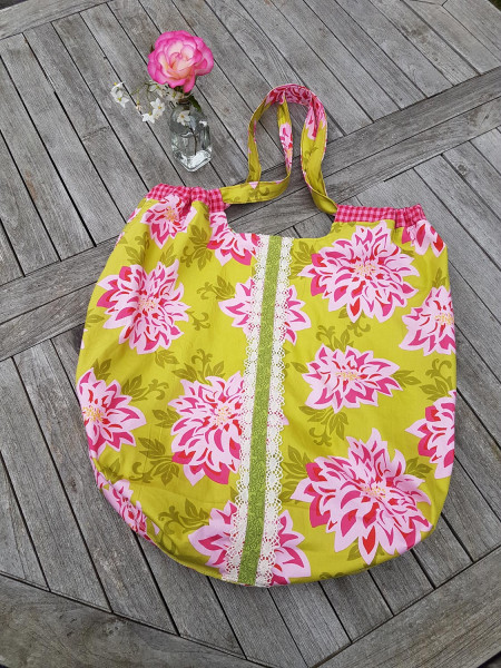 Einkaufstasche zum Zusammenfalten nähen