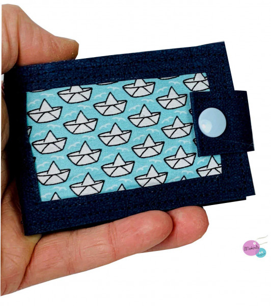 Mini-Geldbörse "Micronnaie" zum Plotten und Nähen - Last minute Geschenk zum Geburtstag oder zu Weihnachten