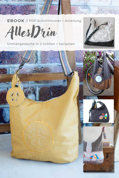 AllesDrin Taschen Ebook Schnittmuster zum Downloaden im farbenmix-Shop kaufen