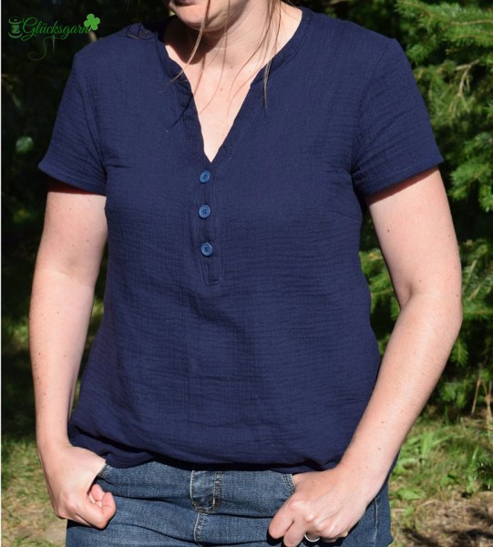 Lady Cassidy, Damentunika aus Webware, Schnittmuster