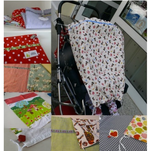 Sonnensegel Sonnenschutz für Kinderwagen nähen