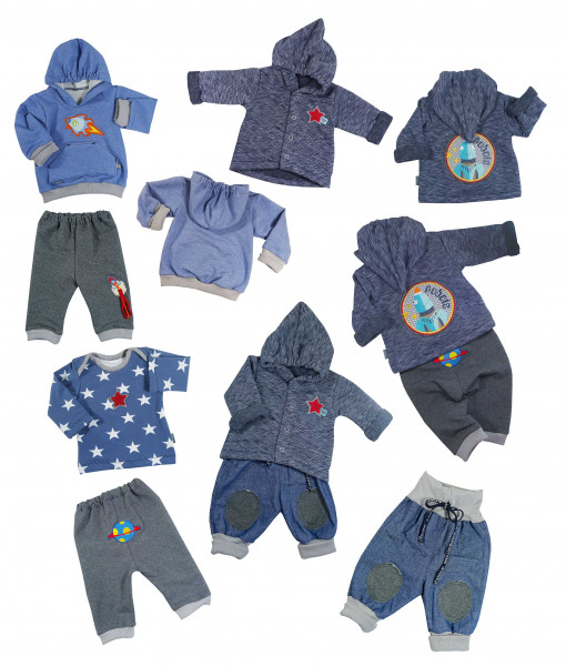 Baby-Erstausstattung nähen, Schnittmuster-Kollektion zum Ausdrucken