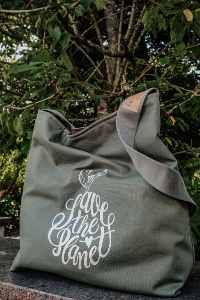 Schnittmuster Beuteltasche Annekkje "Save the Planet" Plott