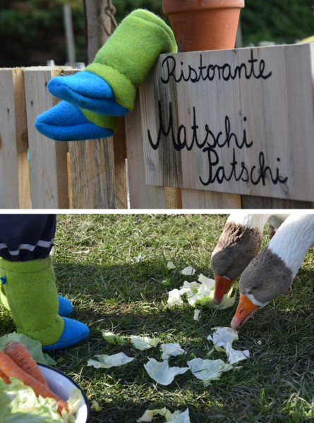 Schnittmuster Babystiefel Krabbelbooties Hausschuhe aus Wollfilz/gekochter Wolle