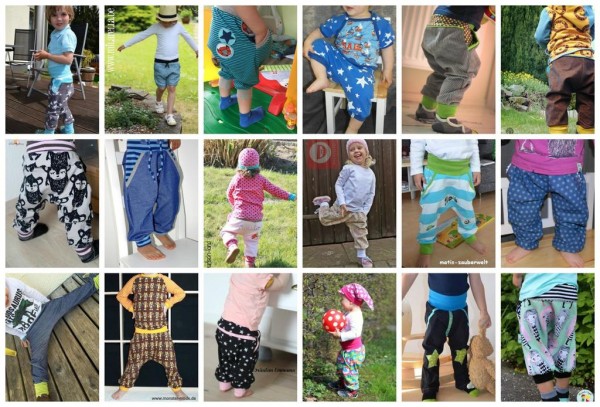 Checkerhose, Gr. 44 - 104, Schnittmuster