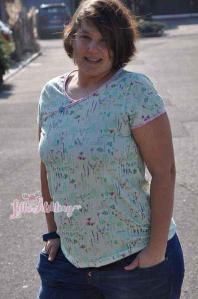 Big Lady Zeena, Plus-Size-Damenshirt, Schnittmuster