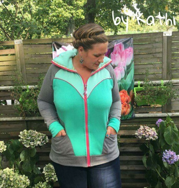 Paula, Damen Raglanjacke/Sweatshirt Damen, Schnittmuster