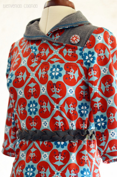 MARA, Damenshirt mit Wickelkragen, Schnittmuster