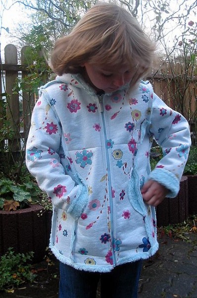 kleinPELLWORM, Fleecejacke, Schnittmuster