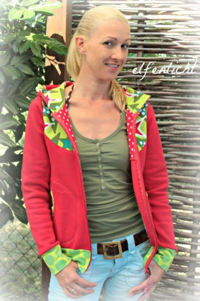 Lady Bella, Sweatjacke, Schnittmuster