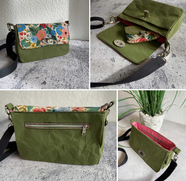 Umhängetasche Idde Schnittmuster Ebook von Puschenhexe