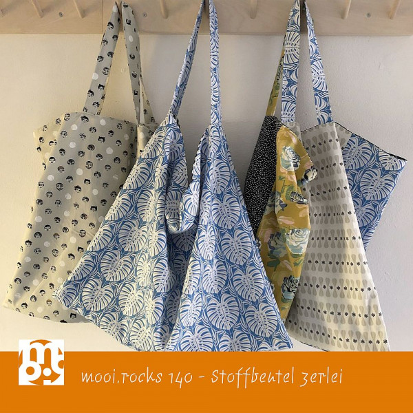 3 in 1 Ebook, Stoffbeutel Twisterbeutel Schultertasche