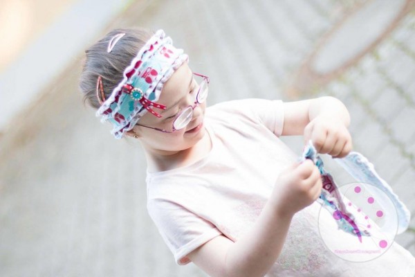 Mia's Tulleband, Stirnband für Kinder mit Downsyndrom, Schnittmuster