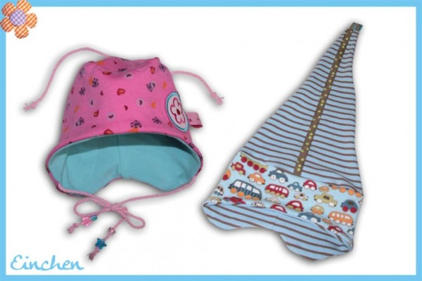 Jerseymützen für Kinder nähen