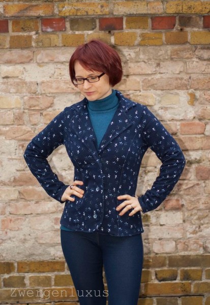 Lady Grace, Sweatblazer, Schnittmuster