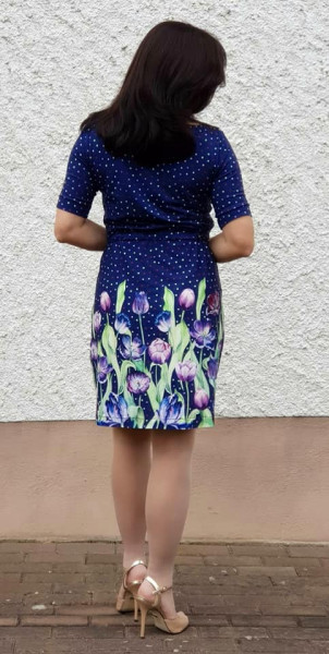 Schnittmuster LaBreton Dress Kurzarmkleid im maritimen Stil Gr. 32-46