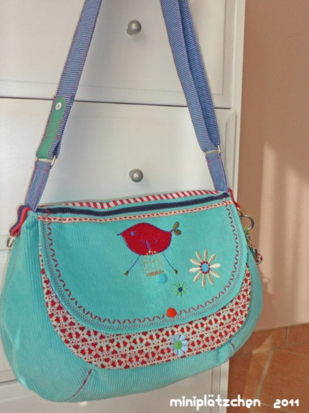 Urshult Doppeldecker-Tasche, Schnittmuster