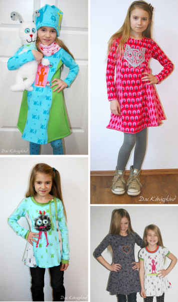 KIARA, Kleid und Longshirt, Schnittmuster