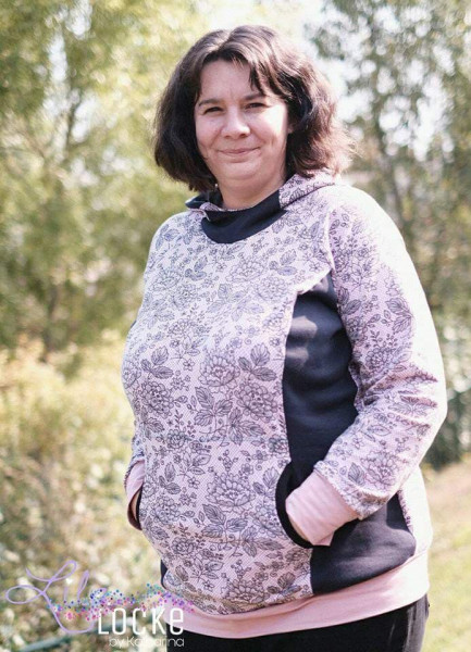 Big Lady Comet, Plus-Size-Hoodie, Schnittmuster