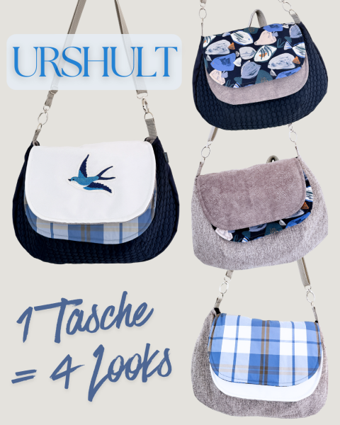 Urshult Doppeldecker-Tasche, Schnittmuster