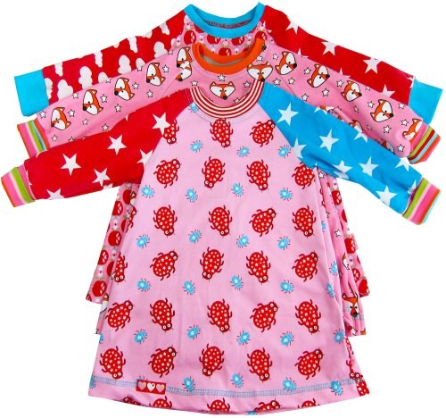 Raglan-Jerseykleider farbenmix