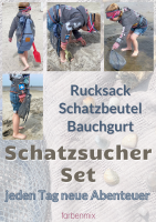 SchatzsucherSet, Rucksack mit Schatzbeutel, Ebook