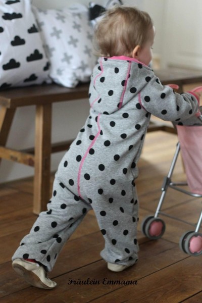 Kuschelanzug, Klimperklein, Papierschnittmuster
