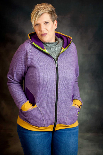 Paula XL, Plus-Size-Raglanjacke, Schnittmuster