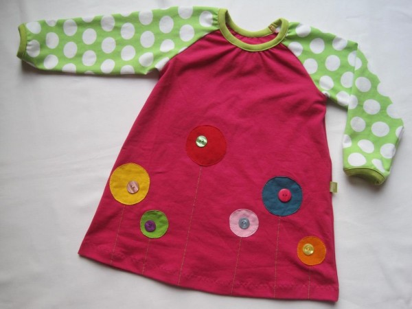 Raglankleid, Klimperklein, Schnittmuster