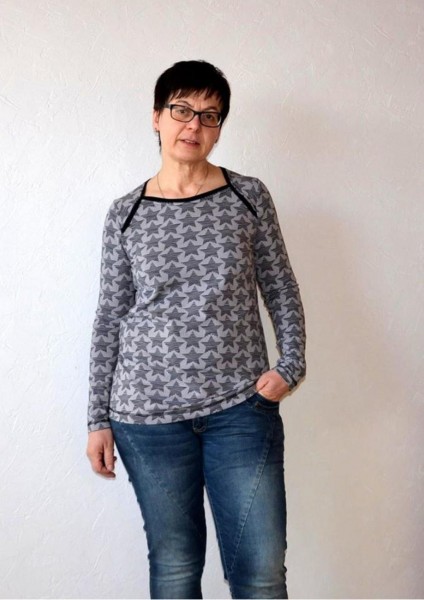 Langarm-Shirt für Damen Schnittmuster