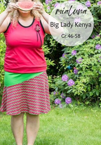 Big Lady Kenya, Plus-Size-Rock, Schnittmuster