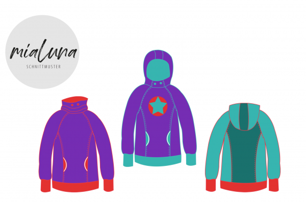 Lady Comet, Hoodie, Schnittmuster