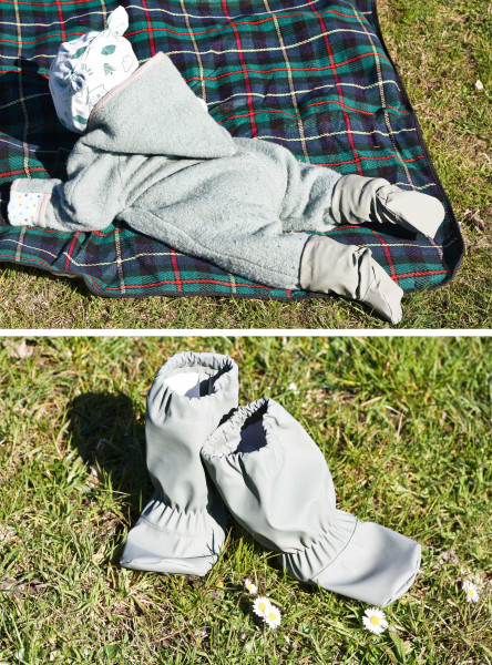 Matschbooties Füßlinge Regenüberzieher für Krabbelkinder