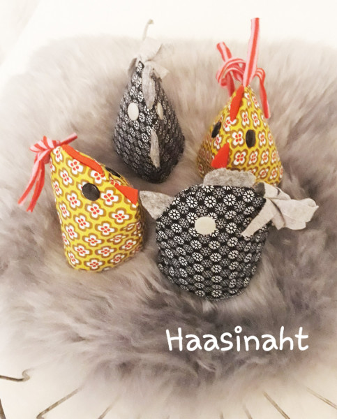 Kükenbande Eierwärmer, Schnittmuster